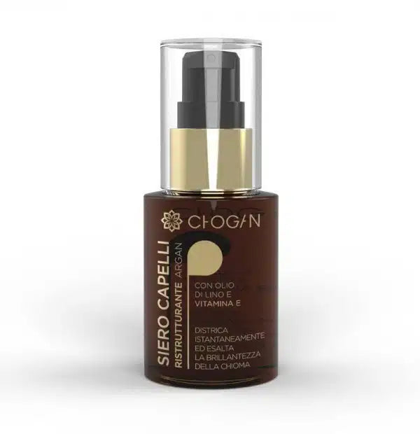 The hair serum with Argan oil by Chogan, for professional use, provides protection, detangles and restructures your hair, preventing split ends. It nourishes and revitalises hair immediately without weighing it down.